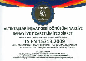 Atık Toplama Belgesi